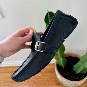 Calvin Klein Men’s black loafers. Size 10.5
